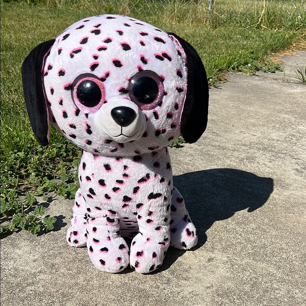 Ty beanie boo Georgia the Dalmatian Dog - Black and White